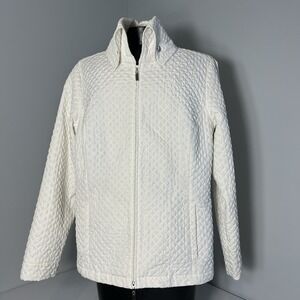 Fairway & Greene Full Zip Jacket Women's L Lightweight Quilted Golf Preppy